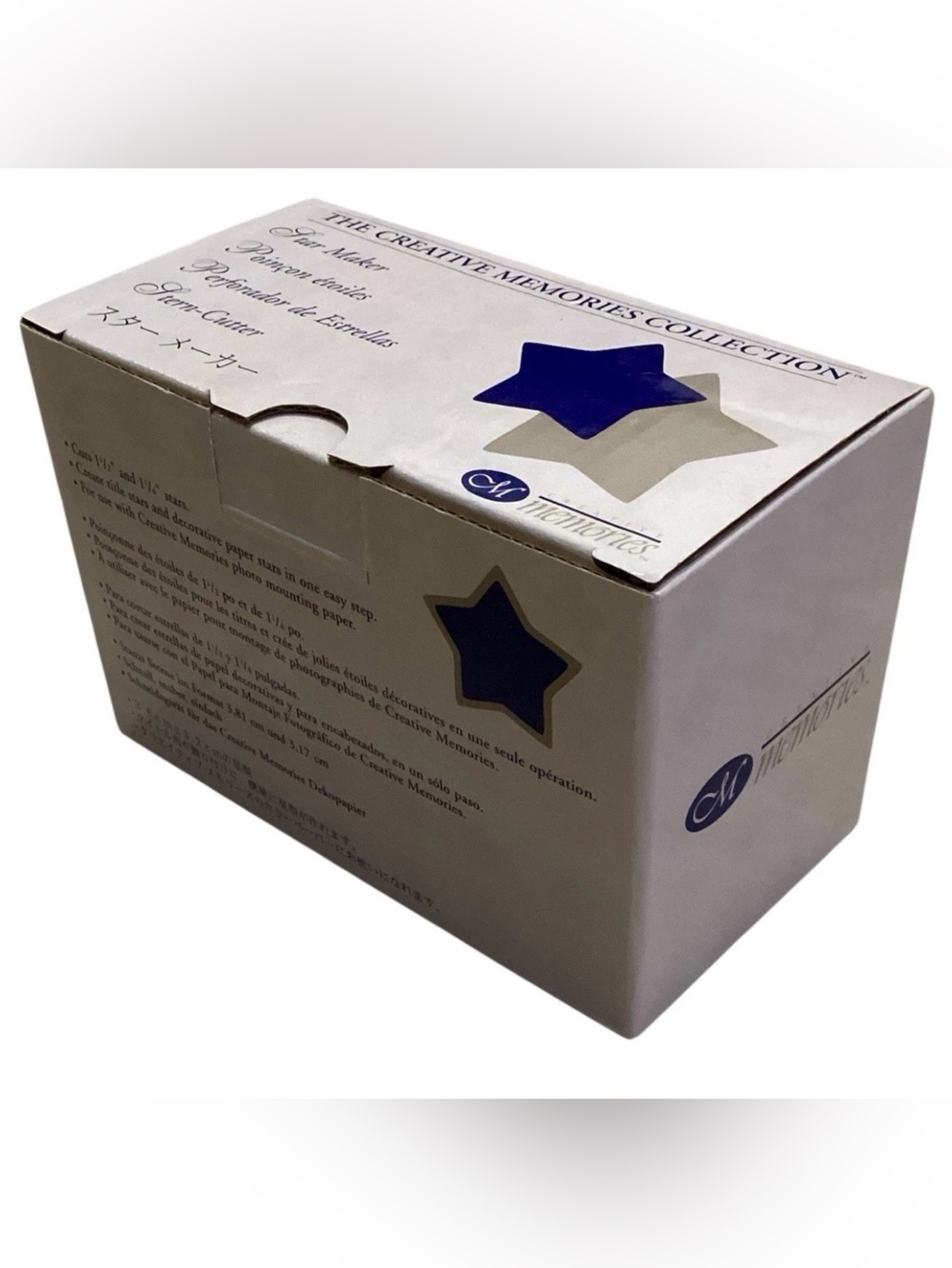 Creative Memories Blue Star Craft Punch in White Box